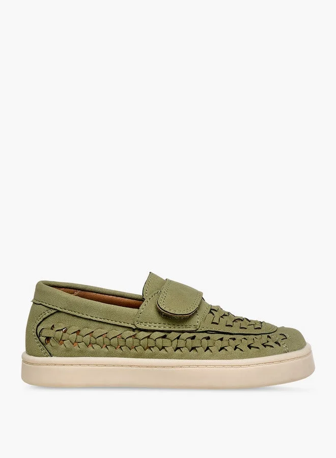 JUNIORS Boys Weave Detail Loafers Ramadan Collection